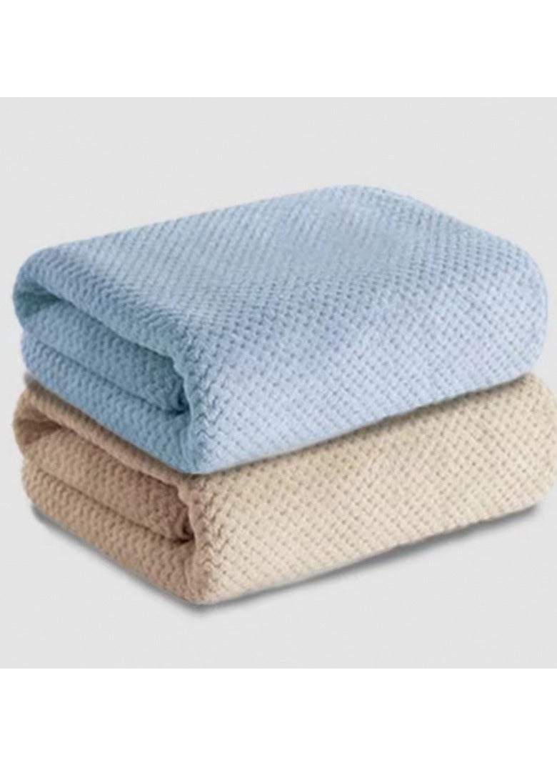 ميكسد 2 قطعة أوراق حمام كبيرة للكبار مناشف حمام فاخرة مجموعات كبيرة جدا للحمام سوبر ناعمة عالية امتصاص مناشف دش الألياف الدقيقة 80٪ البوليستر - Image 1