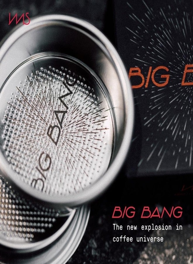 verybarista سلة فلتر IMS Big Bang Precision مصممة خصيصًا لمرشحات Breville Sage 54mm بدون قاعدة، لتحضير الإسبريسو المزدوج (ارتفاع 25.5 بوصة). - Image 5
