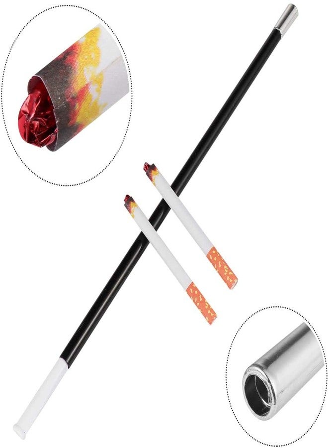 FRECI 3pcs Novelty Fake Cigarette Holder and Fake Cigarettes Long Fake Cigarette Holder Toy Flapper Prop Costume Accessory - Image 4