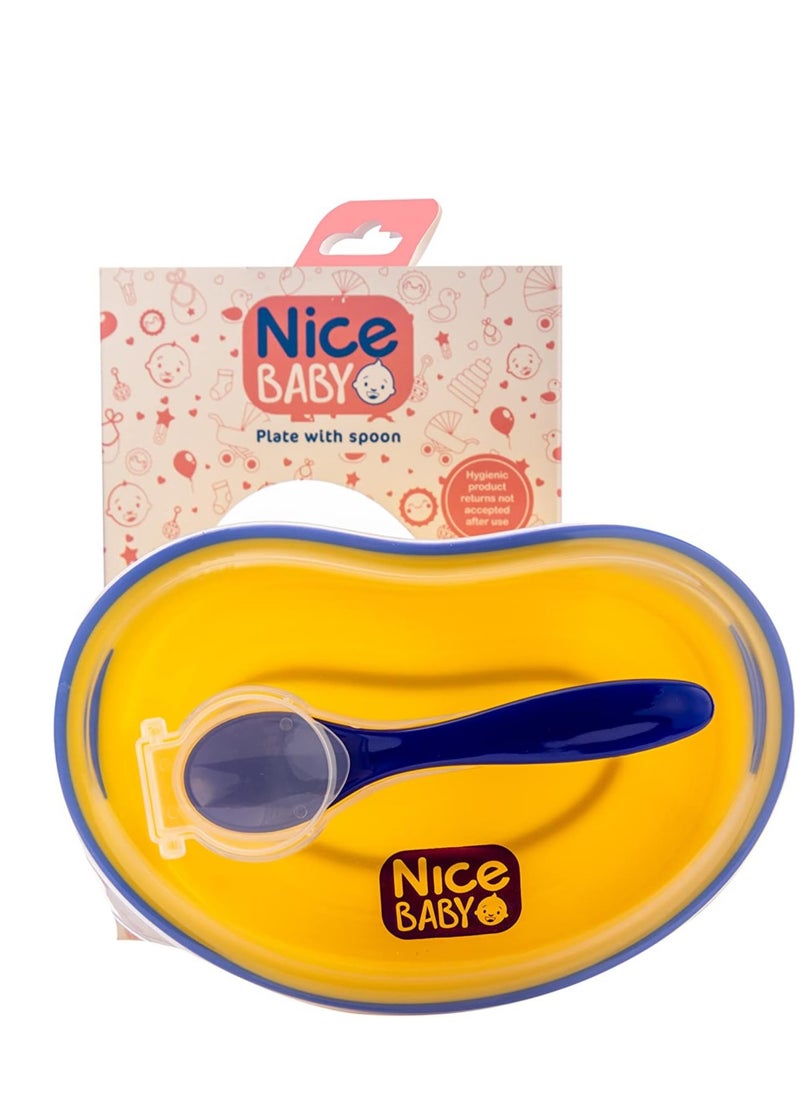 Nice Baby NICE BABY Plate Yellow  - Image 1