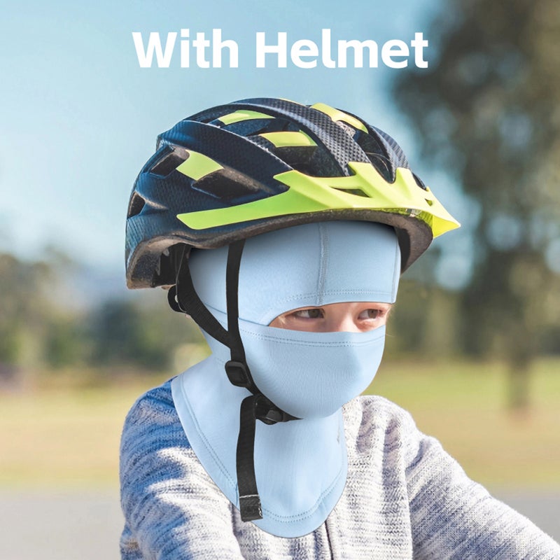 Winter Fleece Warm Face Cap for Kid Windproof Children Face Scarf Neck Warmer for Cold-Day Sports Riding Running Headscarf - Image 3