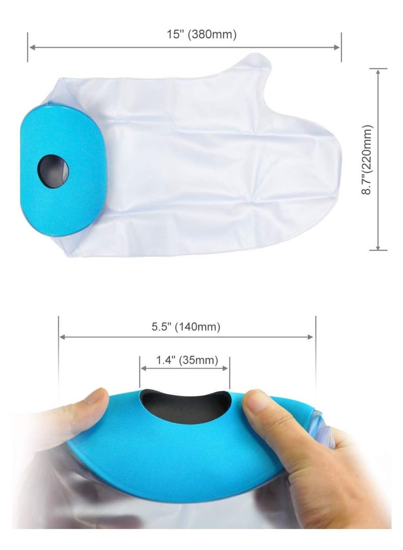 Bluejw Waterproof Hand Cast Cover For Shower Bath Adult Watertight Wrist Wound Protector Resuable Bandage Sleeve Bags For Broken Hand Wrist Fingers Surgery Burns - Image 2