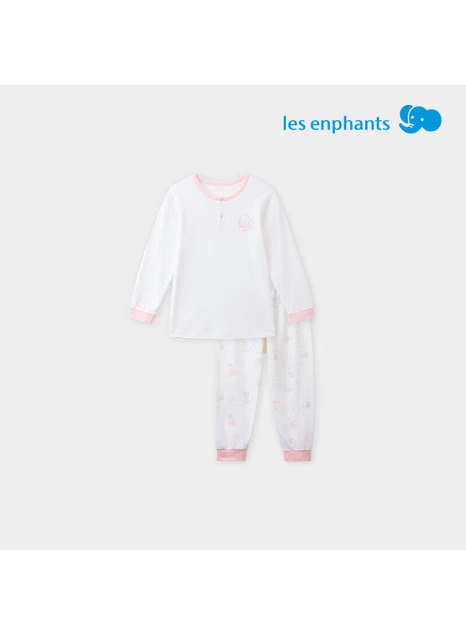 Les enphants Liyingfang Children's Underwear Set Homewear Set Baby Spring And Autumn Underwear Set 90cm - Image 5
