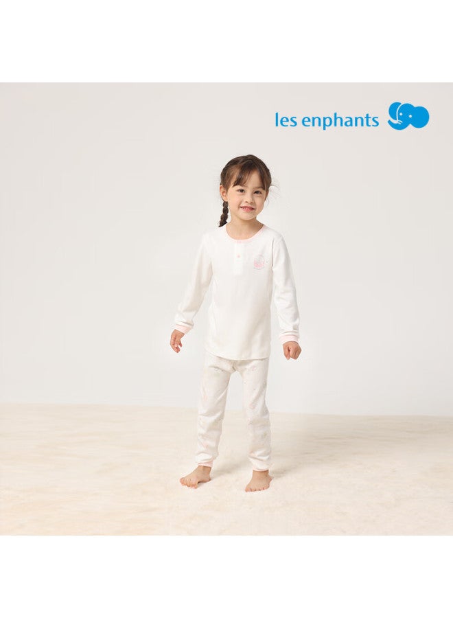 Les enphants Liyingfang Children's Underwear Set Homewear Set Baby Spring And Autumn Underwear Set 90cm - Image 4