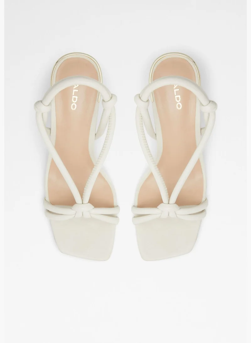 Aldo White ALDO Women's Open Toe/Heel Sandals 20WAREHAN, White, 9 for Women | Best Price UAE
