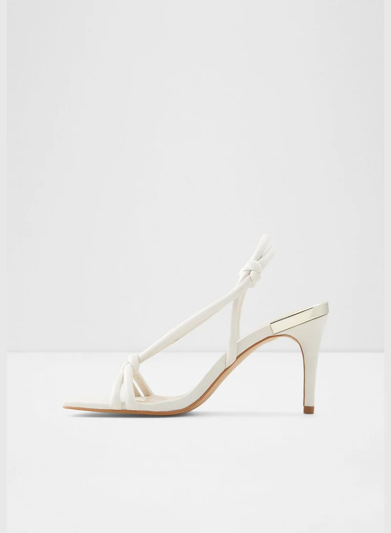 Aldo White ALDO Women's Open Toe/Heel Sandals 20WAREHAN, White, 9 for Women | Best Price UAE