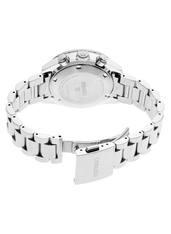 Seiko Prospex Speedtimer Men's Solar Chronograph Special Edition Watch SSC929 | Yellow Dial Stainless Steel - Image 3