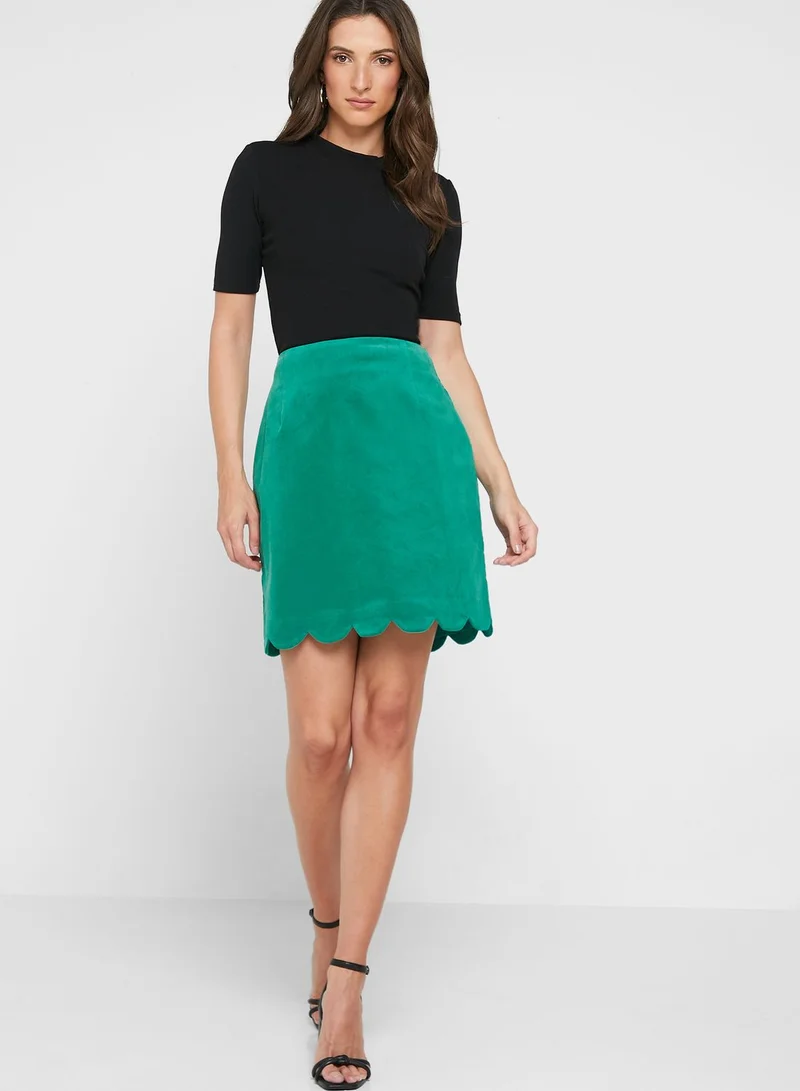Louche High Waist Mini Skirt