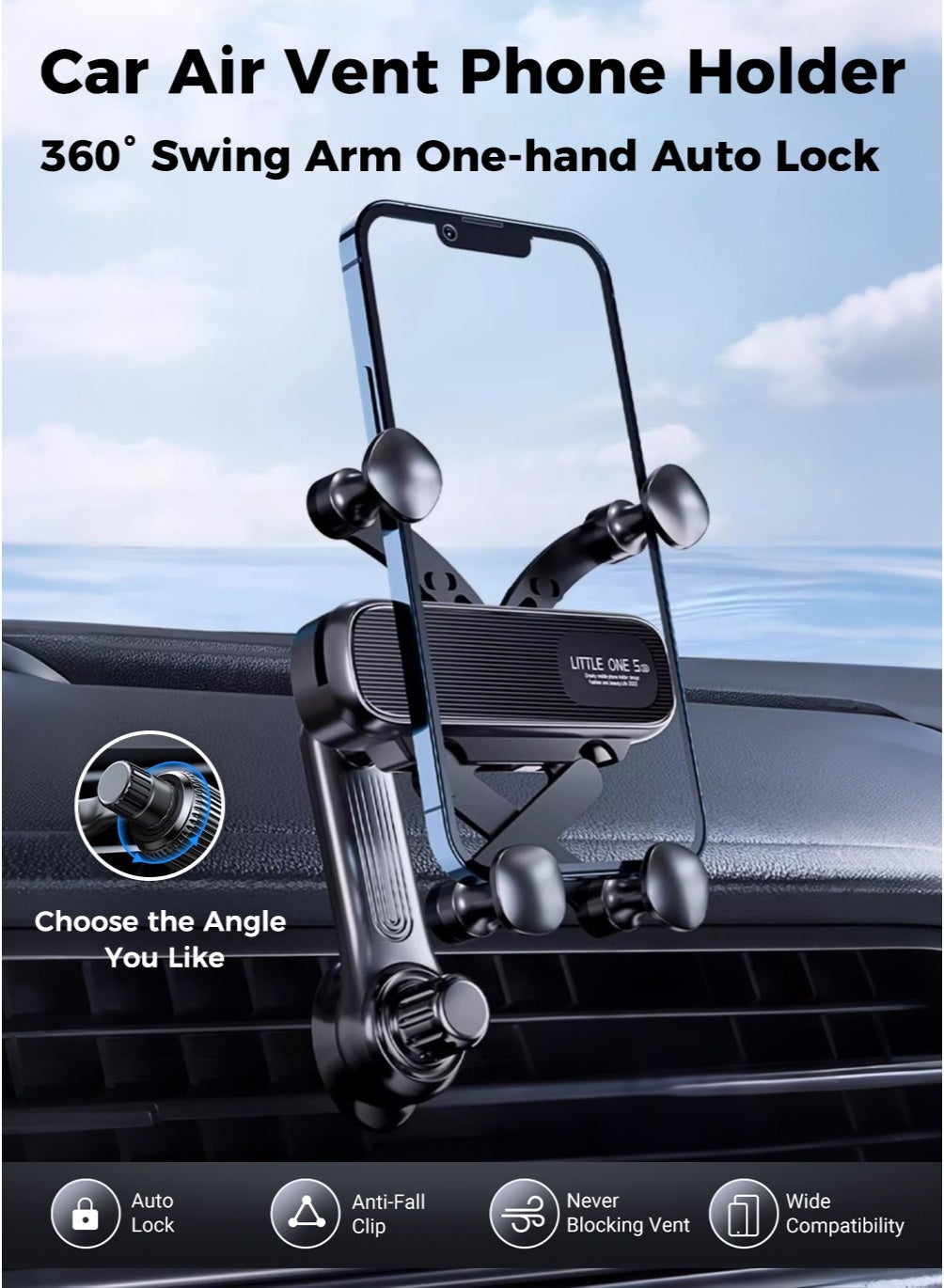 CAYGA CAYGA Mobile Holder On Ac Car Phone Holder Vent Gravity Cell Phone Holder Vent wireless Z10CF318BA762AC873D5AZ