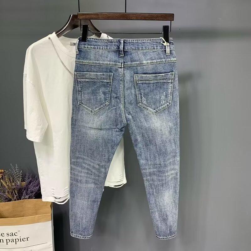 Unisex Classic Denim Jeans Loose Fit Daily Outdoor Wear - Image 1