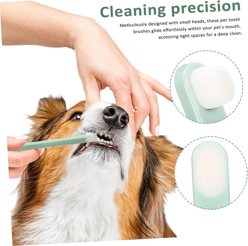 BESPORTBLE 3 Piece Pet Toothbrush Set Soft Bristles Micro Head for Small Dogs Cats Rabbits - Image 5