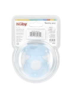 Nuby Nuby, Teethe-eez, Silicone Teether, 3+ Months, Blue, 1 Count  - Image 2