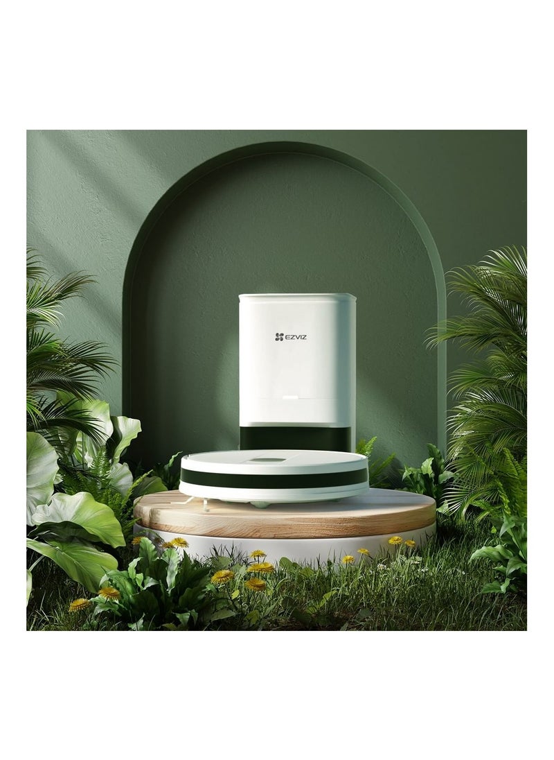 EZVIZ - Robot Vacuum Cleaner Black/White CS-RC3P-TWT5 - Image 1