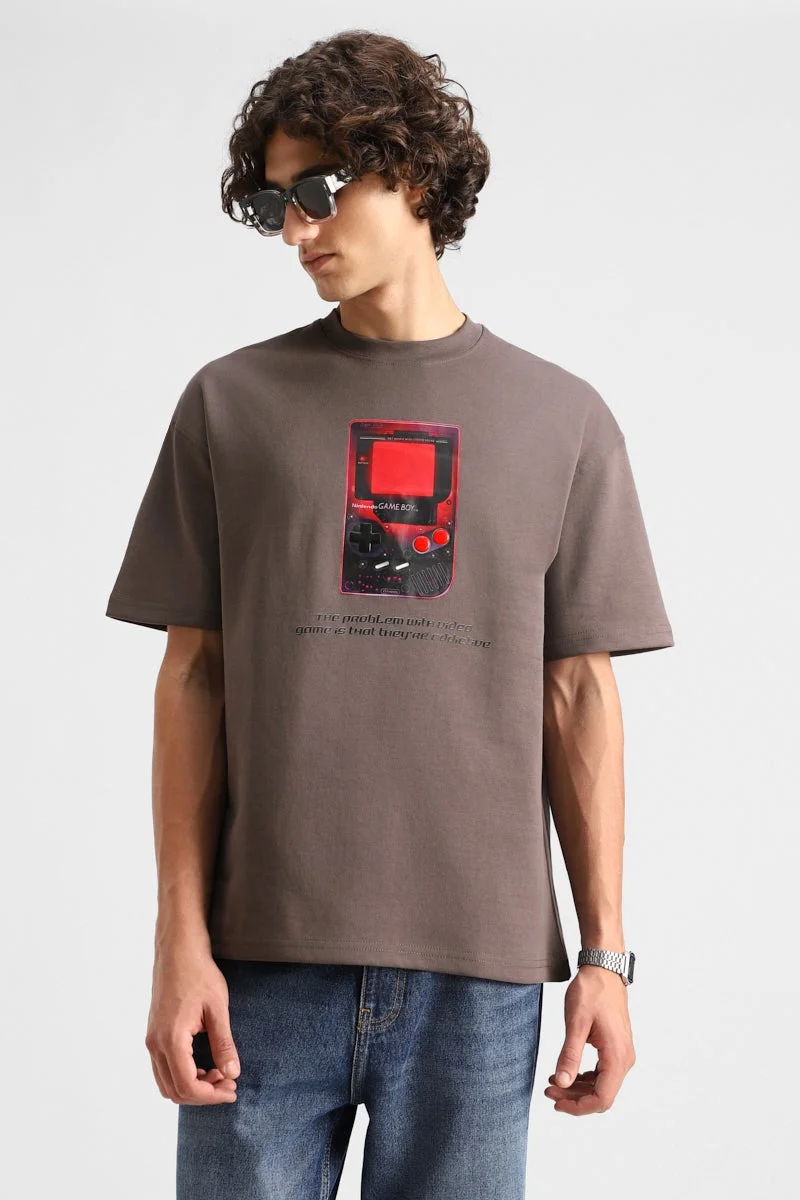 SNITCH Graphic Oversized T-Shirt