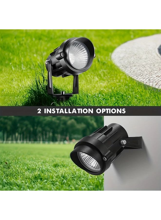 4Pc Red Low Voltage Landscape Lights Outdoor 6W DC12 24V IP66 Water Resistant - Image 4