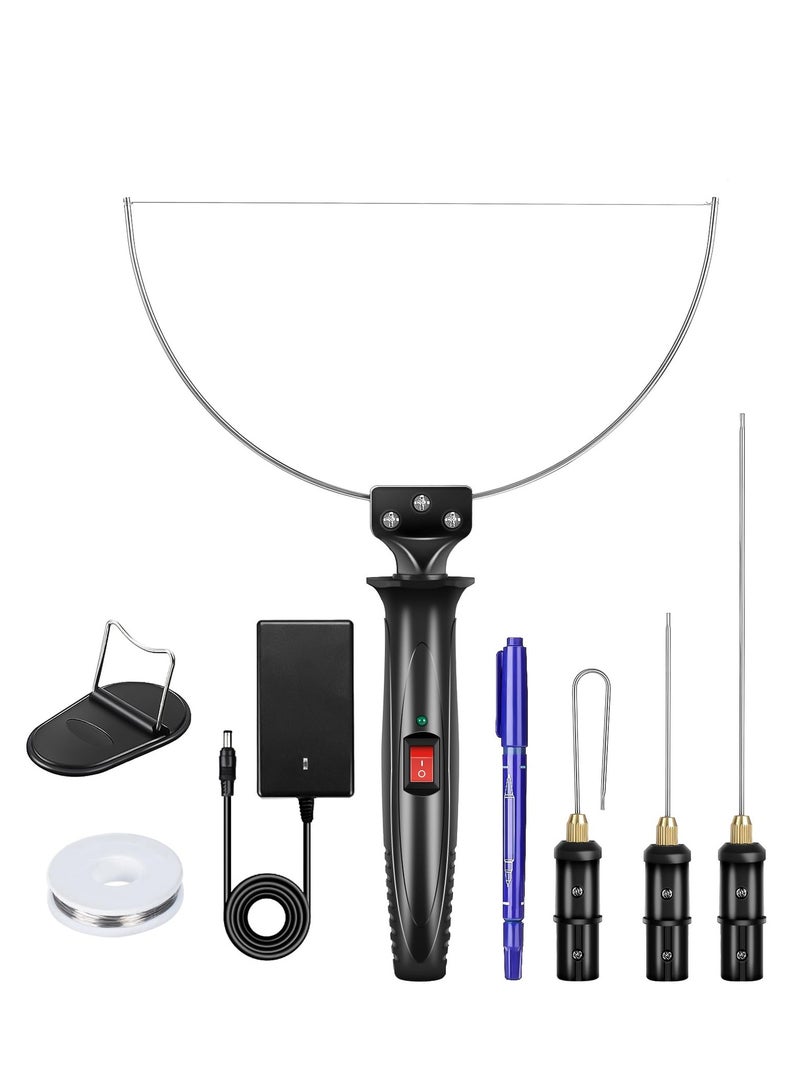 WALALLA 4 in 1 Hot Wire Foam Cutter Kit - 18W Electric Cutting Pen with Digital Voltage Controller and UK Plug (100-240V) for Foam and Polystyrene - Precision and Detailed Crafting - Image 1