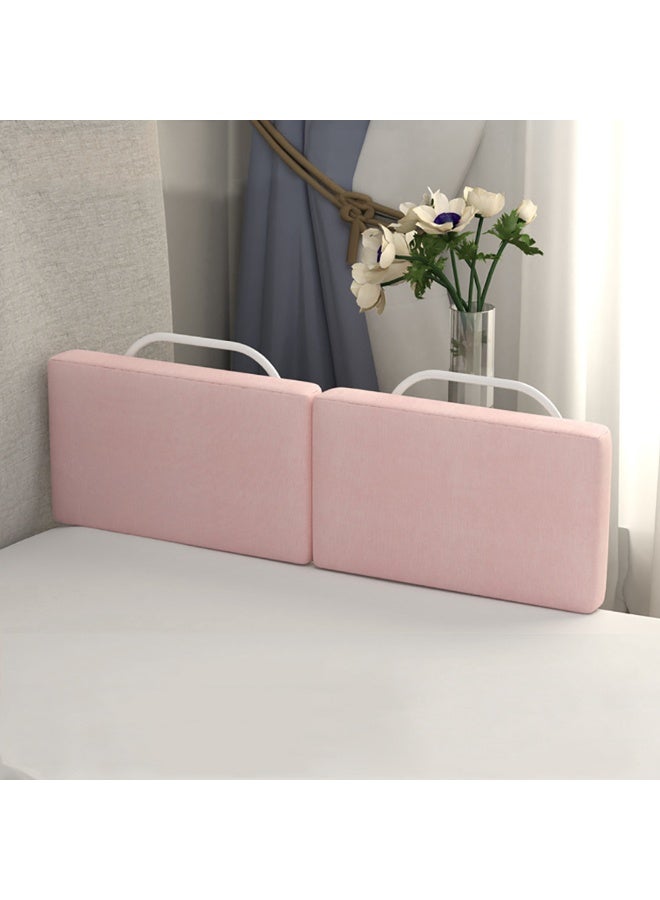 Baby Bed Rail Guard - Free Combination Bed Barrier 2pcs Soft Safety Bed Fence Falling Protector for Newborn Toddler & Kids Height Adjustable Universal Bed Guardrail (Pink)  - Image 1