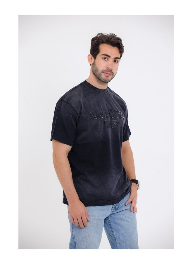 WHITE RABBIT "WAKE UP" Comfy Round Neck T-shirt  - Image 3