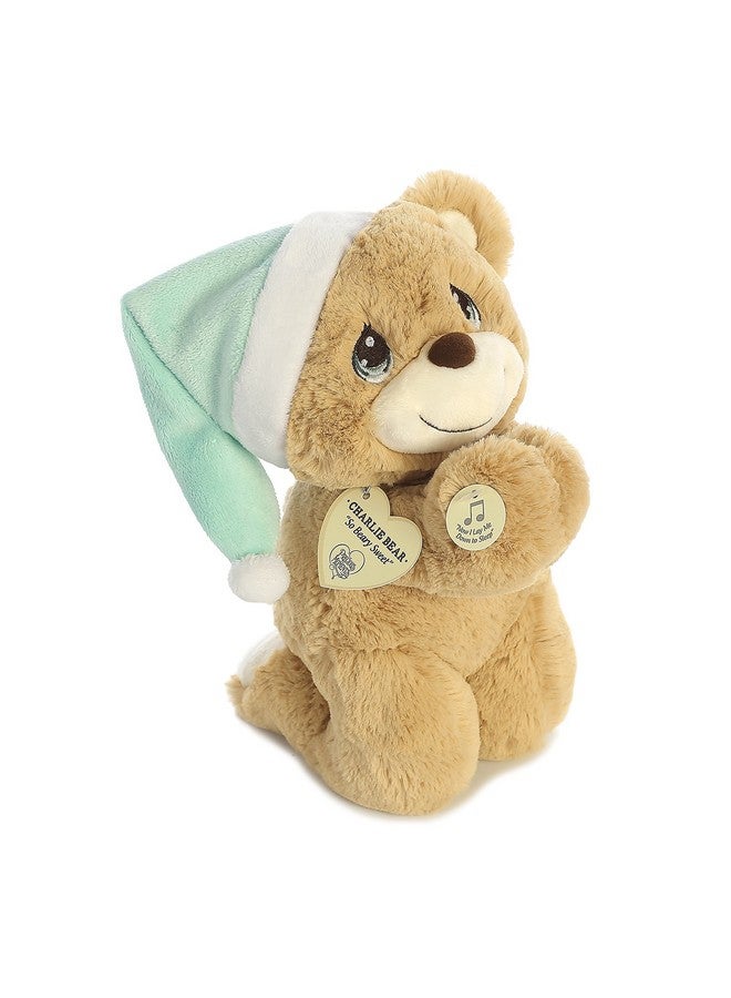 Aurora® Inspirational Precious Moments™ Charlie Prayer Bear Stuffed Animal - Cherished Memories - Enduring Comfort - Brown 10 Inches - Image 1
