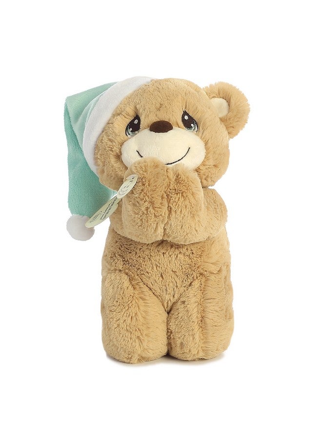 Aurora® Inspirational Precious Moments™ Charlie Prayer Bear Stuffed Animal - Cherished Memories - Enduring Comfort - Brown 10 Inches - Image 4