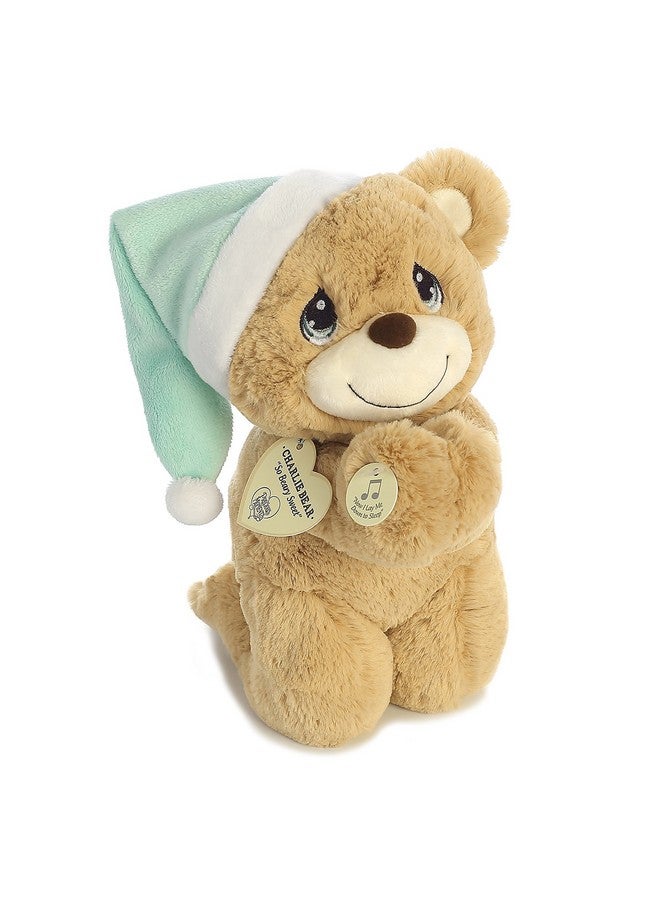 Aurora® Inspirational Precious Moments™ Charlie Prayer Bear Stuffed Animal - Cherished Memories - Enduring Comfort - Brown 10 Inches - Image 2