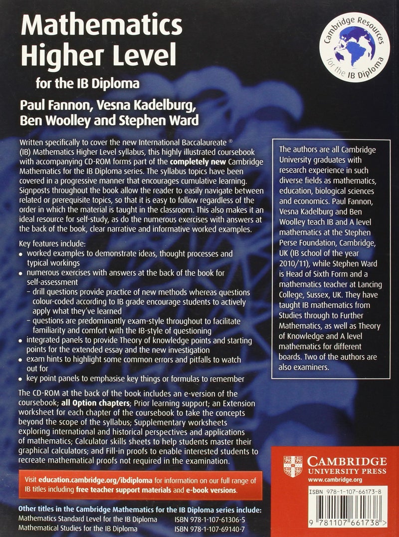 Mathematics For The IB Diploma: Higher Level With CD-ROM - Image 2