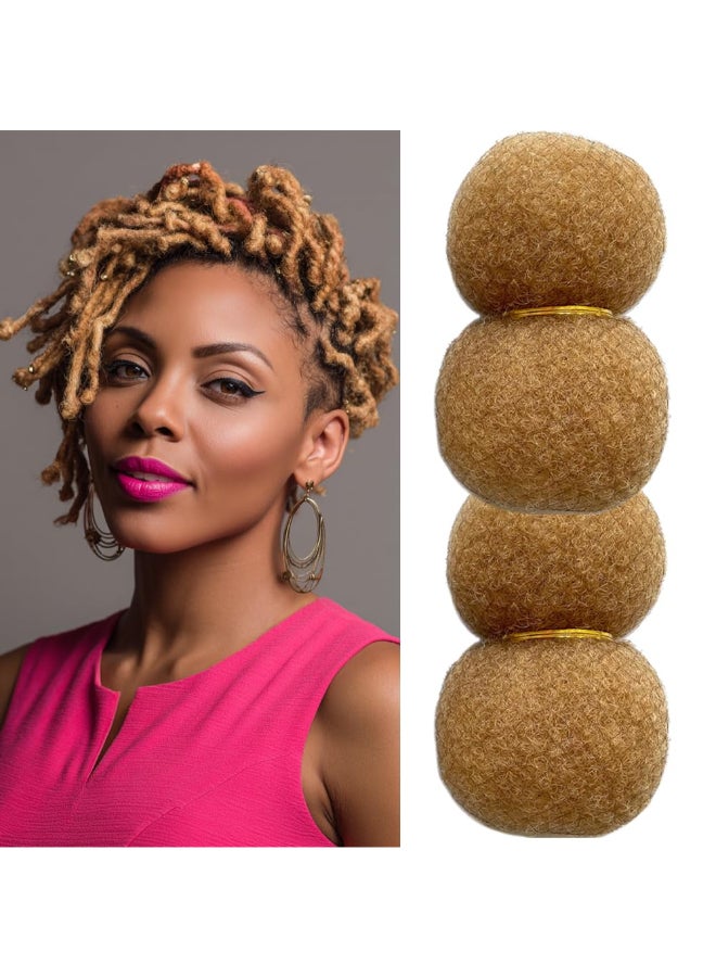 DISTINS Tight Afro Kinky Human Hair for DreadlocksIdeal for Making LocsRepair ExtensionsTwist or Braids 2 BundlesPackage Honey Blonde 27 10inch - Image 2