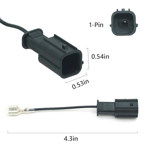 NEOGET Car Horn Connector Adapter Wiring Harness, Compatible with Honda Acura, 2 Pack Pigtail Converter for Universal to OEM Horn Replacement (Honda) - Image 5