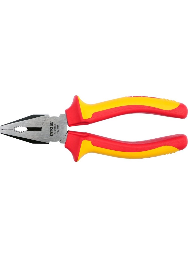 YATO Insulated Combination Plier 160mm VDE-1000V YT-21151