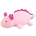 SQEQE Weighted Axolotl Plush Toy Pink Axolotl Stuffed Animals Cute Plush Pillow Cute Weighted Stuffed Animals Gifts for Girls  Boys Pink 236 Inch 31 Lbs - Image 4