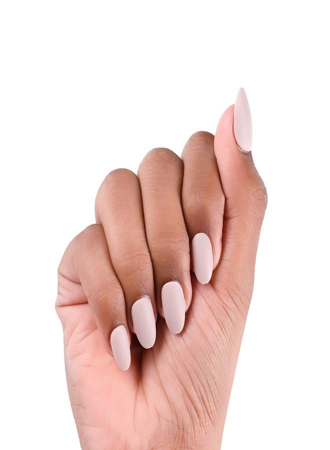 نيل ويند أظافر صناعية فرنسية قصيرة طبيعية من نايل ويند، 24 قطعة، أظافر أكريليك تغطي الظفر بالكامل، أظافر صناعية طبيعية رقيقة ومريحة للنساء والفتيات (N33، 24 قطعة - عبوة واحدة) - Image 4
