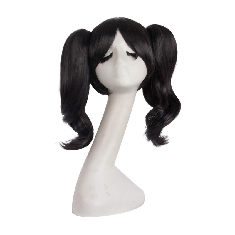 MapofBeauty 16 Inch40cm Lolita Sweet and Lovely Anime Cosplay Wigs Black
