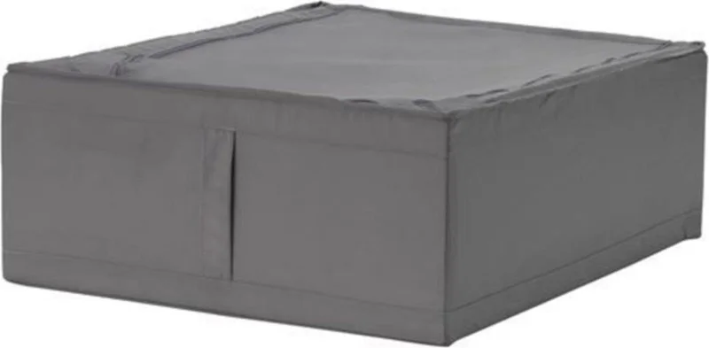 Ikea Foldable Storage Box Storage Box Dimensions 44 x 55 x 19 cm Meridyendukkan Gray-Organization Box Gray