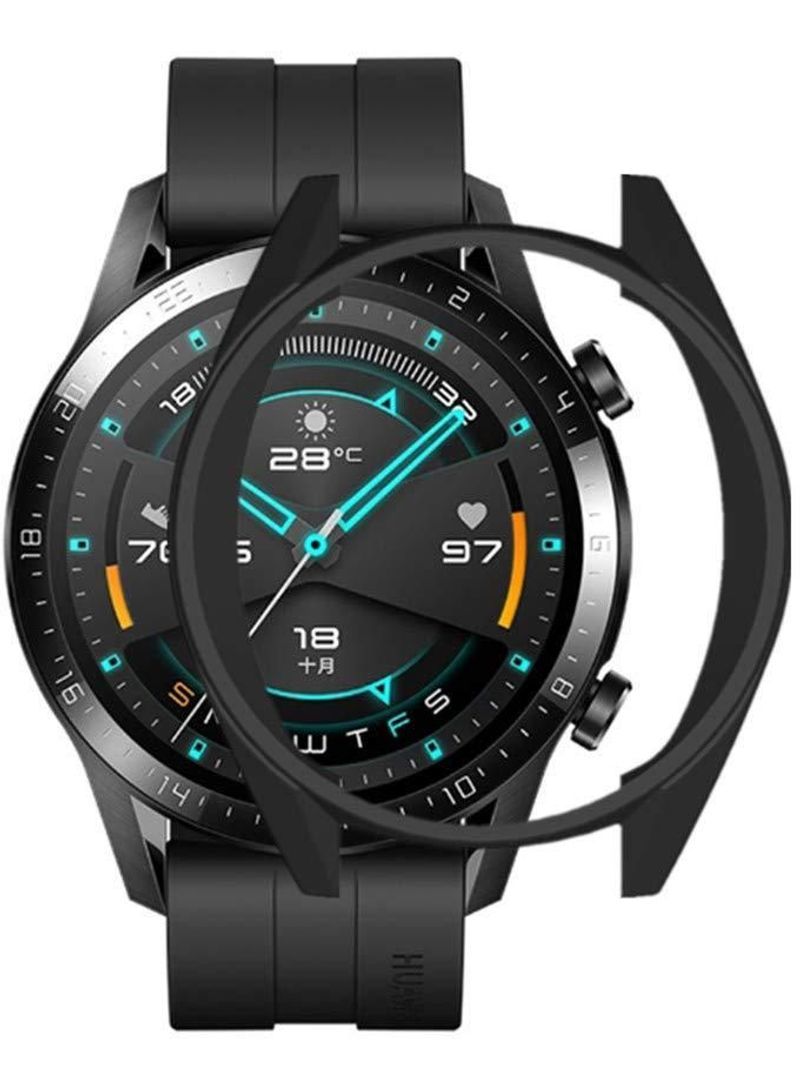 NIBEMINENT TPU Smart Watch Case For Apple Huawei GT2 46millimeter Black