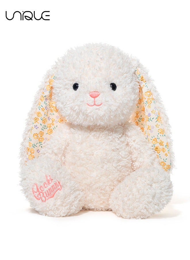 Unique Bunny Plush Toy - Super Soft Plush Toy - 15 Inch Soft and Cozy Bunny Plush - Toy Gift for Kids - White  - Image 1