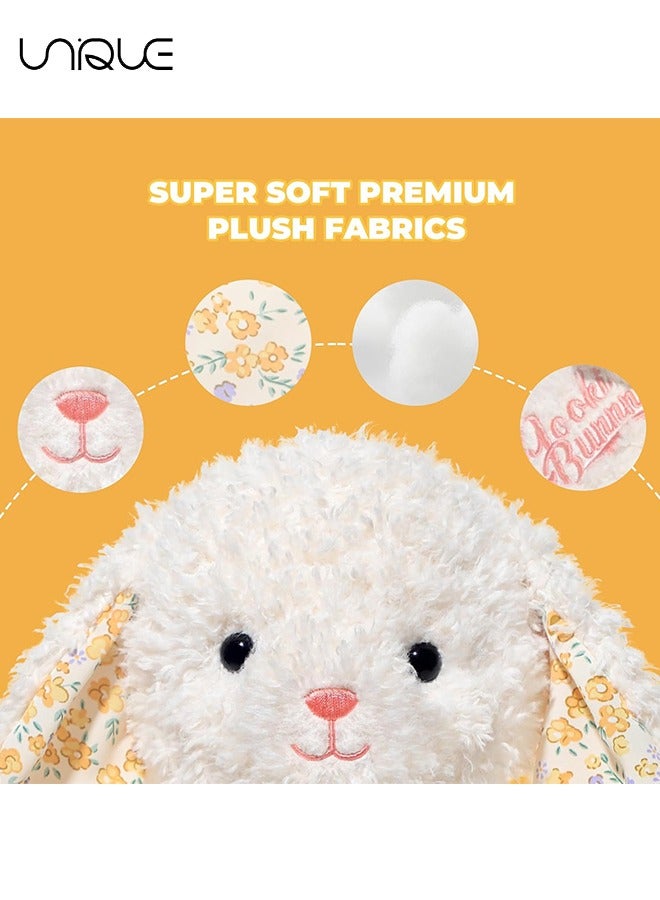 Unique Bunny Plush Toy - Super Soft Plush Toy - 15 Inch Soft and Cozy Bunny Plush - Toy Gift for Kids - White  - Image 3