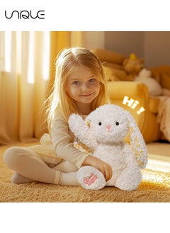 Unique Bunny Plush Toy - Super Soft Plush Toy - 15 Inch Soft and Cozy Bunny Plush - Toy Gift for Kids - White  - Image 5