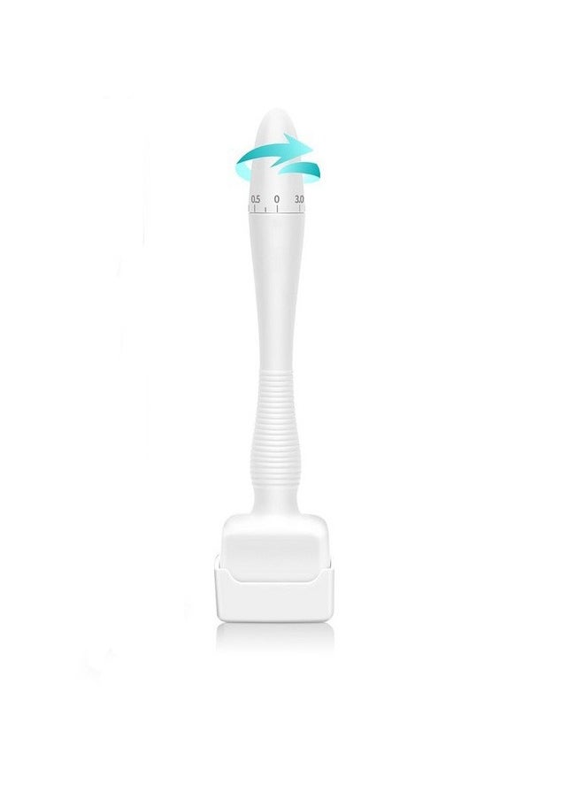 Generic - Derma Stamp 0.5mm Adjustable- 140 Real Individual Pins Titanium- Professional Microneedling Pen, microneedling can be used as a skin care method for the face, body, beard, scalp, etc. - Image 1