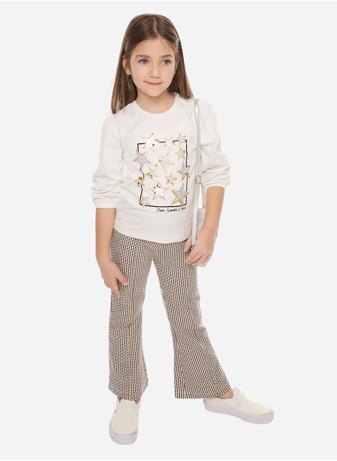 Embellished Round Neck Sweatshirt & Printed Flared Leggings Set - pzsku/Z10D05F25DE3DD3BA4205Z/45/_/1731658587/738f0bd4-3327-4416-a334-80667f62a463