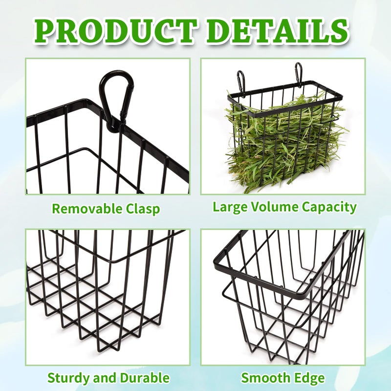 S SANGLE SOPFFY SANGLE SOPFFY Rabbit hay Feeder Small Animal Feeding Set with 350ml Water Bottle, Hay Rack, Pellet Dish for Guinea Pigs, Chinchillas, Bunny- Multifunctional Pellet Food Bowl Dispenser - Image 3