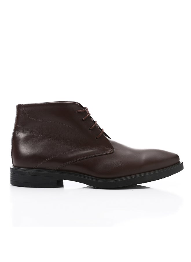 Mr.joe - Round Toecap Shape Slip-On  Leather Men Boots - Image 1