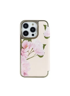 Ted Baker iPhone 15 Pro Max Case -  Mirror Folio - Flower placement  - Image 1