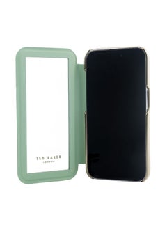 Ted Baker iPhone 15 Pro Max Case -  Mirror Folio - Flower placement  - Image 3
