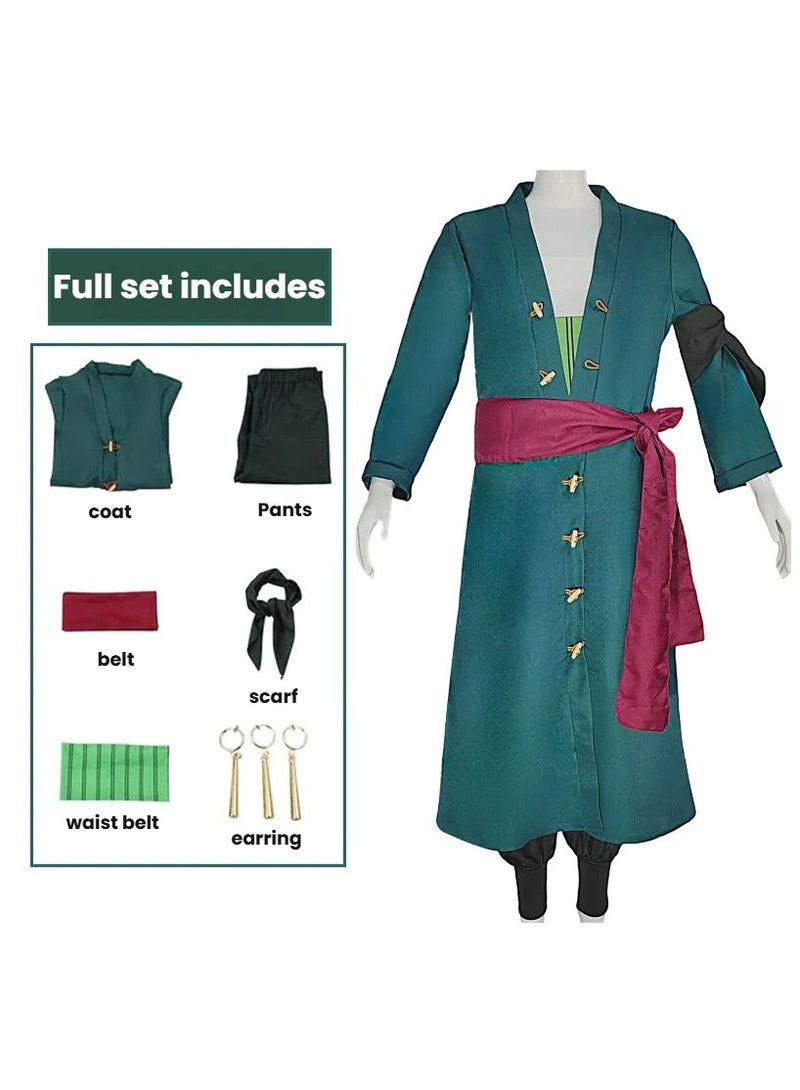 general One Piece Zoro cosplay costume available in various sizes making it easy to complete the character role-play - Image 2