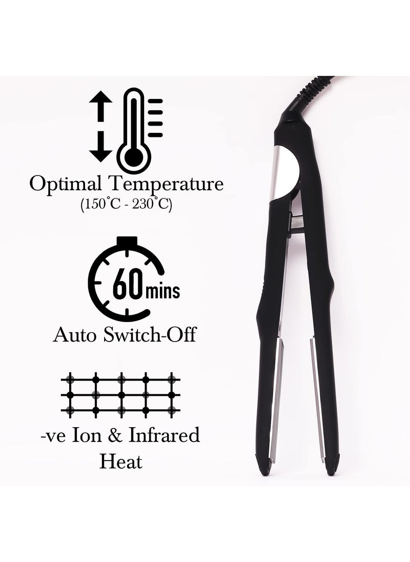 Mr.Barber Mr Barber Urban Style Micro Crimper 1 Inch Nano Titanium Professional Hair Crimper for Styling  - Image 3