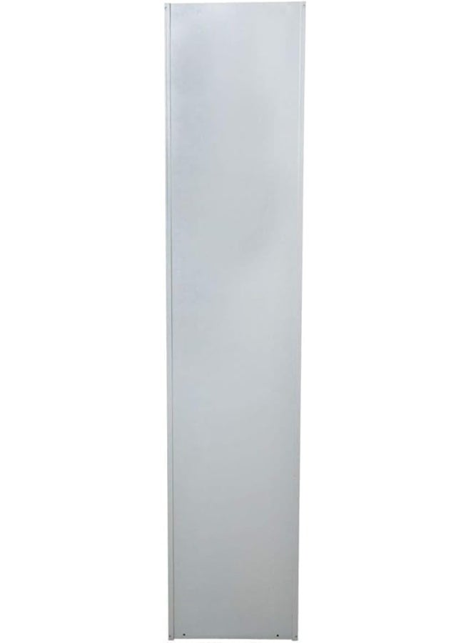 Poppins Home Poppins HOME One Door Steel Cabinet, Gray - 190 X 45 X 45 Cm  - Image 5