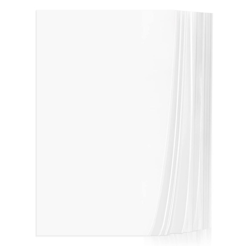 Vellum Paper Cridoz 115GSM Transparent Vellum 85 x 11 Translucent Clear Printable Tracing Paper for Printing Invitation Cards