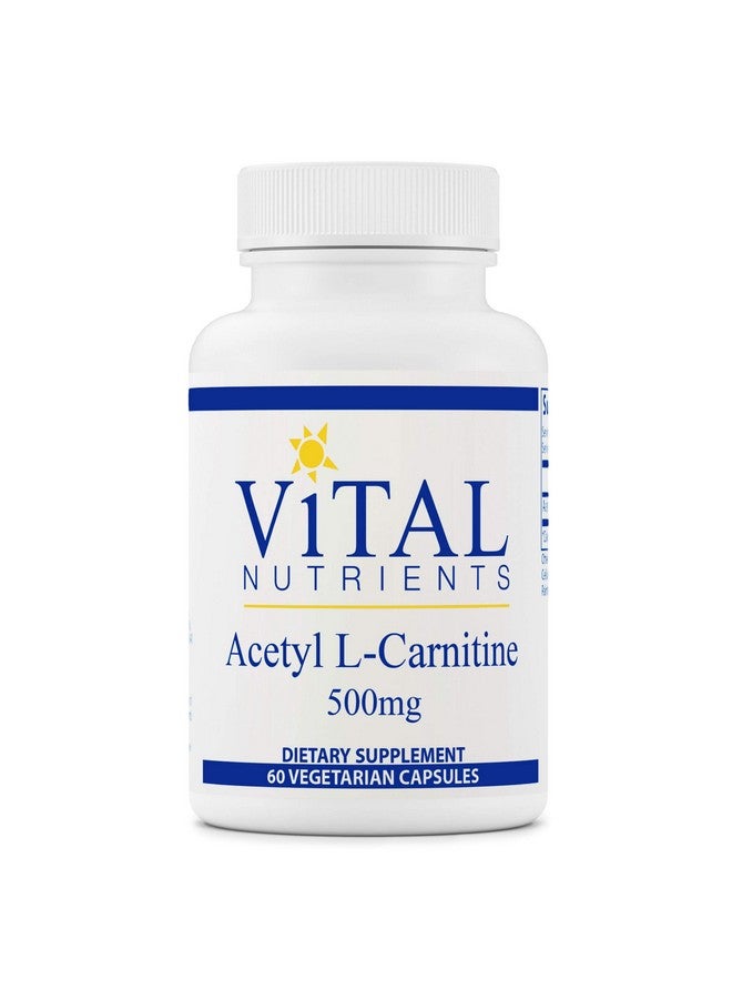 Vital Nutrients Acetyl Lcarnitine Supports Normal Brain Function 60 Vegetarian Capsules Per Bottle 500 Mg - Image 2