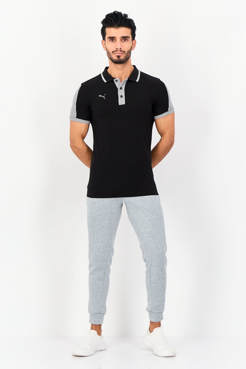 PUMA Men Sportswear Fit Short Sleeves Outdoor Polo Shirt, Black - Image 4