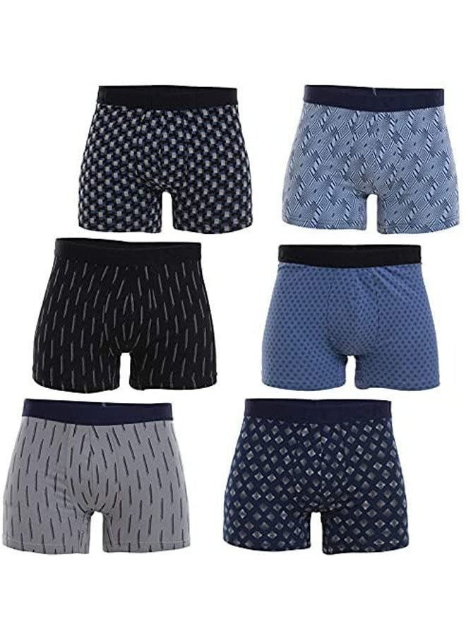 COTTONIL Mid-Rise Pack Of 6 Boxer Briefs 